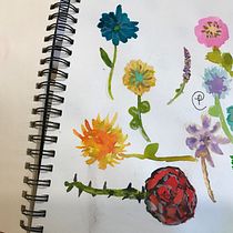 My project in Vibrant Floral Patterns with Watercolors course. Traditional illustration, Pattern Design, Watercolor Painting, and Botanical Illustration project by pecaraway - 08.02.2021