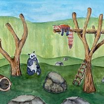 My project in Illustrated Animal Characters for Storybooks course. Traditional illustration, Painting, Drawing, Watercolor Painting, and Children's Illustration project by Chris - 08.02.2021