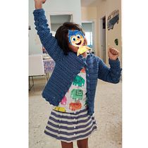 Mi Proyecto del curso:  Top-down: prendas a crochet de una sola pieza. Un progetto di Fashion design, Fiber Art, DIY e Uncinetto di Érika AlBe - 02.08.2021