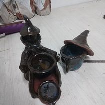 Meu projeto final: bruxinhas encantam nossas vidas. Accessor, Design, Arts, Crafts, Fine Arts, and Ceramics project by Savyo Luz - 08.02.2021