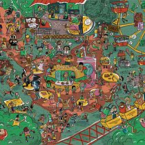 Illustrazione “Search and Find”: Luna Park  . Traditional illustration, and Digital Illustration project by Nicol Carretti - 08.03.2021
