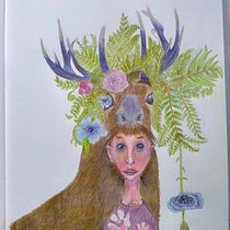 My project in Surrealist Illustration Inspired by Nature course. Traditional illustration, Pencil Drawing, Drawing, Artistic Drawing, and Naturalistic Illustration project by Marion Wever - 08.03.2021