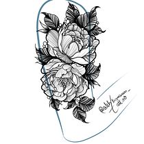 Meu projeto do curso: Tatuagem para principiantes, não tenho registro aqui da minha primeira tattoo, sou tatuadora a 2 anos e este curso agregou ainda mais no meu trabalho . Tattoo Design project by Aléxia Eismann - 07.13.2021