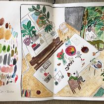 My project in Exploratory Sketchbook: Find Your Drawing Style course. Traditional illustration, Sketching, Creativit, Drawing, Watercolor Painting, Sketchbook, and Gouache Painting project by Dariia Godenko - 08.03.2021
