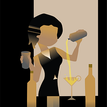 My art deco project. Un progetto di Illustrazione tradizionale, Belle arti, Design di poster  e Illustrazione digitale di patrickjdowning - 04.08.2021