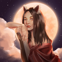 My project in Digital Fantasy Portraits with Photoshop course. Traditional illustration, Drawing, Digital Illustration, Portrait Drawing, Digital Drawing, and Digital Painting project by Michelle Chiu - 08.04.2021