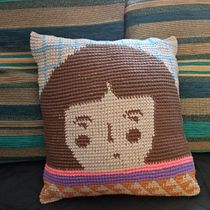 Mi Proyecto del curso: Tapestry: técnica de crochet para dibujar con hilos. Accessor, Design, Pattern Design, Fiber Arts, DIY, and Crochet project by Natalia Fermoselle Martinez - 08.04.2021