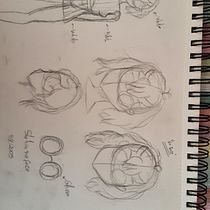 Meu projeto do curso: Criação de personagens de mangá. Traditional illustration, Character Design, Comic, and Manga project by arivirera - 08.04.2021