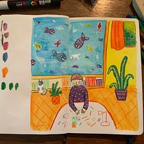 Mon projet du cours : Carnet de croquis pour explorer votre style de dessin. Traditional illustration, Sketching, Creativit, Drawing, Watercolor Painting, Sketchbook, and Gouache Painting project by galen - 08.04.2021