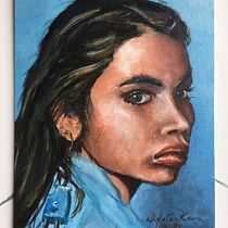  Retrato expressivo a óleo tema do curso . Fine Arts, Painting, and Oil Painting project by diogo kataoka - 08.04.2021