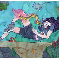 Mi Proyecto del curso: Ilustración de escenas narrativas en acuarela. Un progetto di Illustrazione tradizionale, Pittura ad acquerello, Stor, telling, Narrativa e Manga di Mar Lou - 04.08.2021