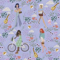 Holiday at Provence Ein Projekt aus dem Bereich Design, Traditionelle Illustration, Musterdesign und Prägung von Hajnalka Minaei - 04.08.2021