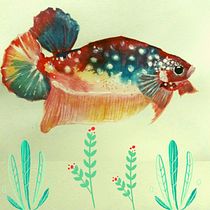 Mi Proyecto del curso: Técnicas experimentales de acuarela para principiantes . Traditional illustration, Fine Arts, Watercolor Painting, and Naturalistic Illustration project by Heidisabel Baquero López - 08.05.2021