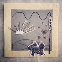 Mi Proyecto del curso: Técnicas de bordado experimental sobre papel. Un progetto di Belle arti, Collage e Ricamo di Simón Castellanos - 27.07.2021
