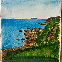 My project in Watercolor Travel Journal course. Traditional illustration, Watercolor Painting, Architectural Illustration, and Sketchbook project by cmcluts - 08.05.2021