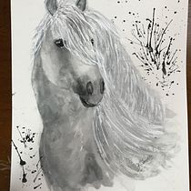 My project in Expressive Animal Portraits in Watercolor course. Un projet de Illustration traditionnelle, Aquarelle, Dessin réaliste et Illustration naturaliste de jkchumbler18 - 05.08.2021