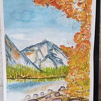 Mi Proyecto del curso: Paisajes naturales en acuarela. Projekt z dziedziny  Sztuki piękne,  Malarstwo i Malowanie akwarelą użytkownika yury torres - 06.08.2021