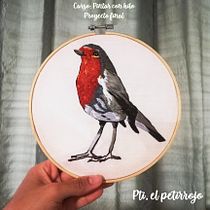 Mi Proyecto del curso: Pintar con hilo: técnicas de ilustración textil. Bordado e Ilustração tradicional projeto de Ana Laura - 06.08.2021