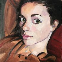 My project in Expressive Oil Portraiture: Explore the Alla Prima Technique course. Fine Arts, Painting, and Oil Painting project by cecile_yadro - 08.06.2021