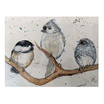 AV's Project in Artistic Watercolor Techniques for Illustrating Birds course. Traditional illustration, Watercolor Painting, Realistic Drawing, and Naturalistic Illustration project by Ashlea Partridge - 04.29.2021