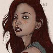 Mi Proyecto del curso: Retrato ilustrado con Procreate. Ilustração tradicional, Ilustração vetorial, Ilustração digital, e Desenho de retrato projeto de lorenaleon6 - 06.08.2021