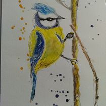 My project in Artistic Watercolor Techniques for Illustrating Birds course. Traditional illustration, Watercolor Painting, Realistic Drawing, and Naturalistic Illustration project by lenorelassen - 08.06.2021