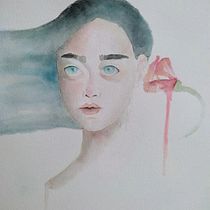 Mi Proyecto del curso:  Retratos expresivos en acuarela. Traditional illustration, Fine Arts, Painting, Watercolor Painting, and Portrait Drawing project by Xochilt Díaz - 08.02.2021