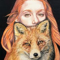My project in Chiaroscuro Creative Portrait with Pencils course. Un projet de Illustration traditionnelle, Dessin au cra, on, Dessin de portrait , et Dessin artistique de Julie Gorringe - 05.08.2021