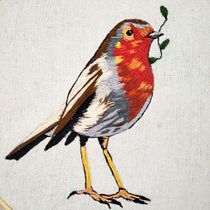 Mi Proyecto del curso: Pintar con hilo: técnicas de ilustración textil. Ilustração tradicional, e Bordado projeto de Dámaris Williams - 24.02.2021