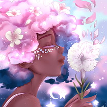 Meu projeto do curso: Retrato digital no Photoshop com um toque de fantasia. Traditional illustration, Drawing, Digital Illustration, Portrait Drawing, Digital Drawing, and Digital Painting project by myiabi - 08.06.2021