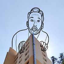 Suburban Giant (My first photodrawing). Criatividade, Desenho, e Desenho digital projeto de Alexander Plencner - 07.10.2021