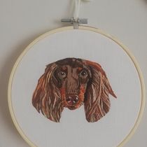 Mi Proyecto del curso: Needle painting para principiantes. Embroider, and Naturalistic Illustration project by María - 08.07.2021