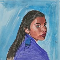My project in Expressive water Portraiture: Explore the Alla Prima Technique course. Fine Arts, Painting, and Oil Painting project by sukhbirtennis - 08.07.2021