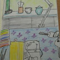 My project in Exploratory Sketchbook: Find Your Drawing Style course. Un proyecto de Ilustración tradicional, Bocetado, Creatividad, Dibujo, Pintura a la acuarela, Sketchbook y Pintura gouache de Jeanne Coppens - 07.08.2021