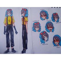 Mi Proyecto del curso: Creación de personajes manga. Traditional illustration, Character Design, Comic, and Manga project by Gabriela Carrasco - 08.08.2021