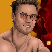 Mi Proyecto del curso: Retrato ilustrado con Procreate. Ilustração tradicional, Ilustração vetorial, Ilustração digital, e Desenho de retrato projeto de Martín Borrini - 08.08.2021