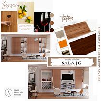 Mi Proyecto del curso: Diseño de departamento . Un proyecto de Diseño de interiores, Decoración de interiores, Interiorismo y Teoría del color de Paola Gallegos - 19.03.2021