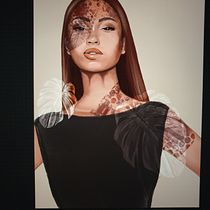 My project in Illustrated Portraits with Procreate course. Ilustração tradicional, Ilustração vetorial, Ilustração digital, e Desenho de retrato projeto de Анна Черник - 13.08.2021