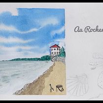 Mon projet du cours : Carnet de voyage à l’aquarelle. Watercolor Painting, and Sketchbook project by Anne Marsan - 08.08.2021