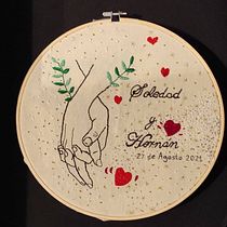 Mi Proyecto del curso: Técnicas básicas para bordar letras. Embroider project by bielefeld37 - 08.09.2021