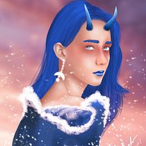 Mi Proyecto del curso: Retratos digitales de fantasía con Photoshop. Traditional illustration, Drawing, Digital Illustration, Portrait Drawing, Digital Drawing, and Digital Painting project by Joseph Archie Binamira - 08.09.2021