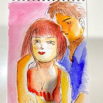My project in Artistic Watercolor Sketching: Dare to Express Your Ideas course. Traditional illustration, Sketching, Creativit, Drawing, Watercolor Painting, and Sketchbook project by Hạnh-Minh Nguyễn - 08.10.2021