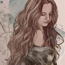 My project in Illustrated Portraits with Procreate course. Ilustração tradicional, Ilustração vetorial, Ilustração digital, e Desenho de retrato projeto de Anna Mons - 05.08.2021