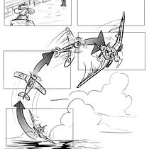 Mi Proyecto del curso: Ilustración de storyboards para cine y publicidad. Un proyecto de Publicidad, Cine, vídeo, televisión, Cine, Dibujo, Stor, telling, Stor, board y Guion de Javier Alejandro Cardona Pool - 10.08.2021