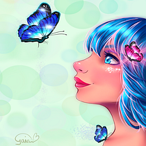 Mi Proyecto: infinitas gracias Natália Dias. Projekt z dziedziny Trad, c, jna ilustracja, Ilustracja c, frowa, R, sunek c i frow użytkownika Gracia Busto - 07.07.2021