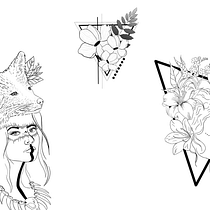 My project in Digital Design and Illustration of Tattoos with Procreate course. Traditional illustration, Graphic Design, Digital Illustration, Tattoo Design, and Digital Drawing project by e_valdes - 08.08.2021