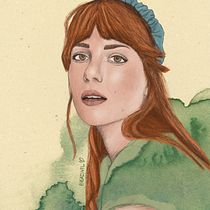 Mi Proyecto del curso: Retrato ilustrado con Procreate. Ilustração tradicional, Ilustração vetorial, Ilustração digital, e Desenho de retrato projeto de Bea Adrián Viller - 10.08.2021