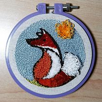 Mi Proyecto del curso: Introducción al bordado con aguja mágica. Embroider, and Punch Needle project by Helen Martínez - 08.10.2021