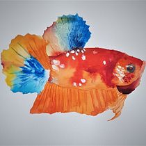 Mi Proyecto del curso: Técnicas experimentales de acuarela para principiantes . Traditional illustration, Fine Arts, Watercolor Painting, and Naturalistic Illustration project by liset.lizama - 08.10.2021