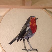 My project in Painting with Thread: Textile Illustration Techniques course. Ilustração tradicional, e Bordado projeto de sansan.ng411 - 10.08.2021